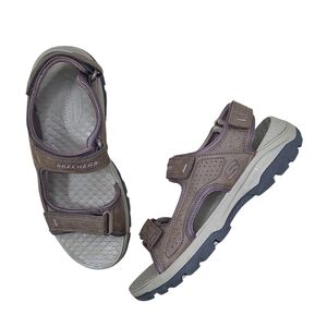 Skechers Tresmen Garo Chocolate Sandals Size 10